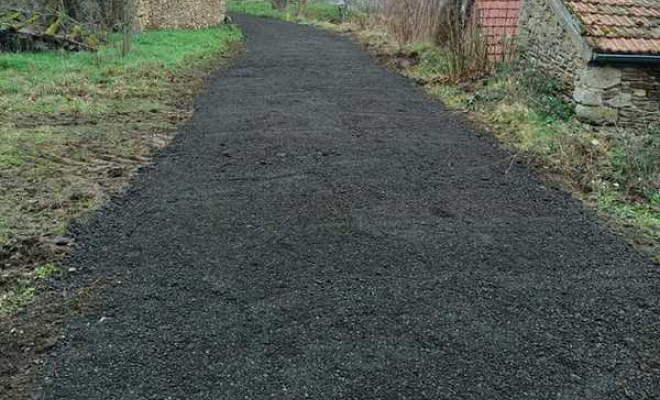 Création de chemin d'accès, Combronde, Benay fils Travaux Publics