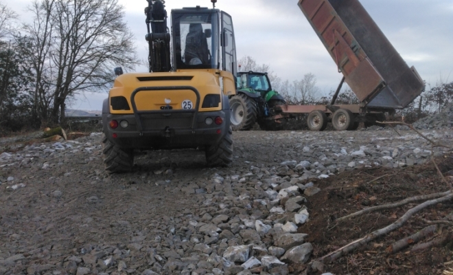 Création d'une place de retournement forestière à SAINT-REMY-DE-BLOT, Combronde, Benay fils Travaux Publics